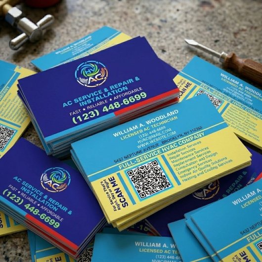 Air Conditioning Services | HVAC Heating & Cooling 名刺