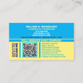 Air Conditioning Services | HVAC Heating & Cooling 名刺 (裏面)