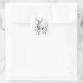 Air Deer Fantasy Stickers スクエアシール (バッグ)