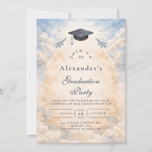 Air Force Academy Graduation 招待状 (正面)