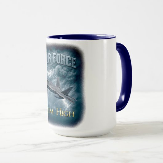 Air Force “Aim High” Mug マグカップ (正面右)