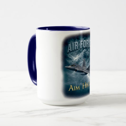 Air Force “Aim High” Mug マグカップ (正面左)