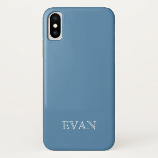 AIR FORCE BLUE背景無地のiPhone Xケース iPhone X ケース