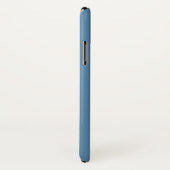 AIR FORCE BLUE背景無地のiPhone Xケース Case-Mate iPhoneケース (裏面/右)