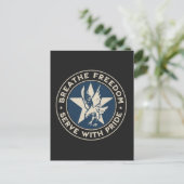 Air Force - Breathe freedom, serve with pride. ポストカード (スタンド正面)