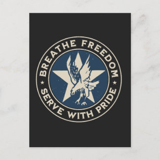 Air Force - Breathe freedom, serve with pride. ポストカード