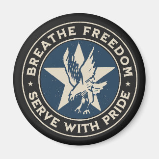Air Force - Breathe freedom, serve with pride. マグネット