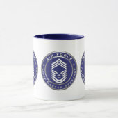 Air Force Chief Master Sergeant CMSgt マグカップ (中央)