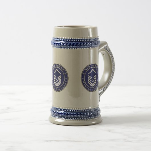 Air Force Master Sergeant MSgt ビールジョッキ (正面右)