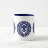 Air Force Master Sergeant  MSgt マグカップ (中央)