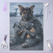 Air Force Pupper  薄葉紙 (クラフト)