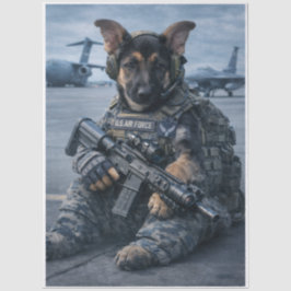 Air Force Pupper  薄葉紙