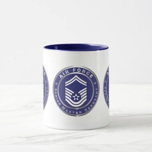 Air Force Senior Master Sergeant SMSgt マグカップ (中央)