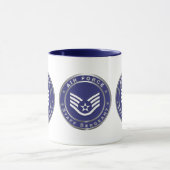Air Force Staff Sergeant SSgt マグカップ (中央)