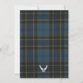 Air Force Tartan Invitation 招待状 (裏面)