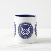 Air Force Tech Sergeant TSgt  マグカップ (中央)