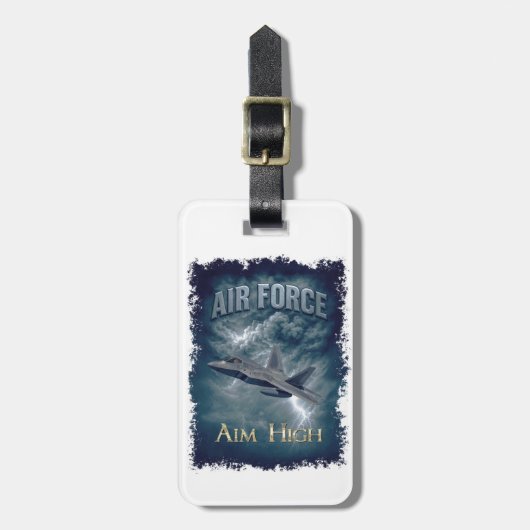 Air Force (USAF) ラゲッジタグ (正面縦)