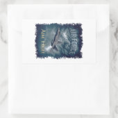 Air Force (USAF) 長方形シール (バッグ)