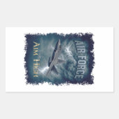 Air Force (USAF) 長方形シール (正面)