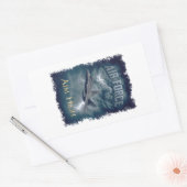 Air Force (USAF) 長方形シール (封筒)