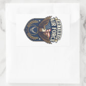 Air Force (USAF) 長方形シール (バッグ)