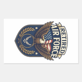 Air Force (USAF) 長方形シール