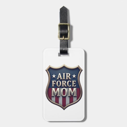 Air Force (USAF) Mom ラゲッジタグ (正面縦)