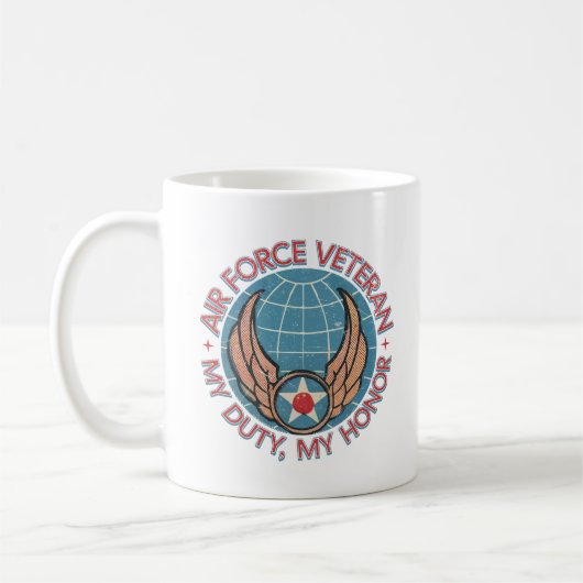 Air Force Veteran コーヒーマグカップ (左)