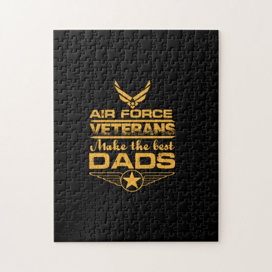 air force veterans make the best dads ジグソーパズル (縦)