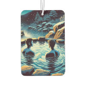 Air freshener – 温泉の若い男性 カーエアーフレッシュナー (裏面)