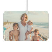 Air Freshener | Your Family 2 Photo Upload Design カーエアーフレッシュナー (正面)