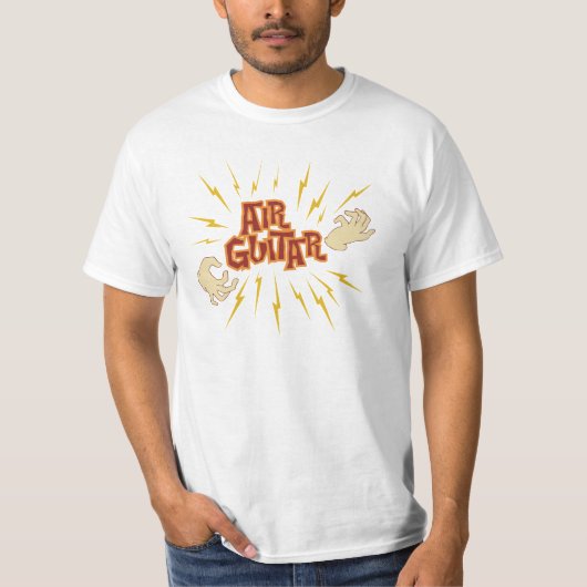 Air Guitar Tシャツv.1 Tシャツ (正面)