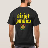 AIR JET JAMAICA.,COM公式基本黒Tシャツ Tシャツ (裏面)