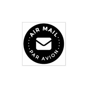 AIR MAIL PAR AVION エアメールスタンプ 手紙 便箋 mail letter ラバー ラバースタンプ