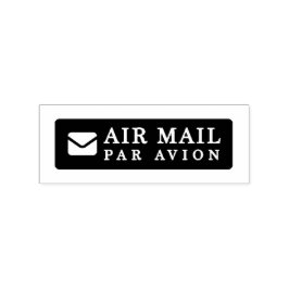 AIR MAIL PAR AVION 手紙 エアメールスタンプ mail letter ラバースタン ラバースタンプ