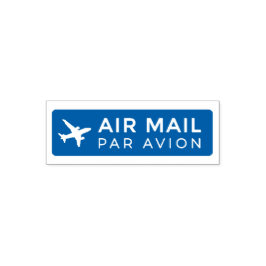 AIR MAIL PAR AVION 飛行機 エアメールスタンプ airplane セルフインキング セルフインキングスタンプ