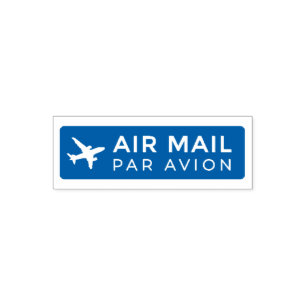AIR MAIL PAR AVION 飛行機 エアメールスタンプ airplane セルフインキング セルフインキングスタンプ
