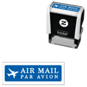 AIR MAIL PAR AVION 飛行機 エアメールスタンプ airplane セルフインキング セルフインキングスタンプ (インサイチュ)