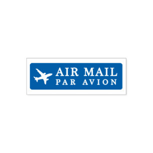 AIR MAIL PAR AVION 飛行機 エアメールスタンプ airplane セルフインキング セルフインキングスタンプ