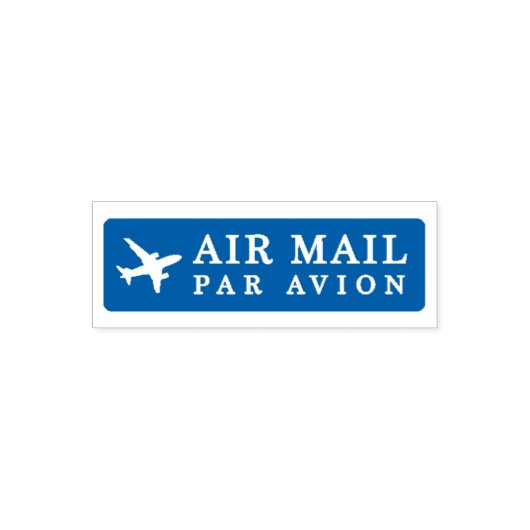AIR MAIL PAR AVION 飛行機 エアメールスタンプ airplane セルフインキング セルフインキングスタンプ (デザイン)
