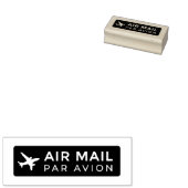 AIR MAIL PAR AVION 飛行機 エアメールスタンプ airplane ラバースタンプ (押印)