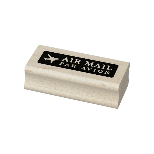 AIR MAIL PAR AVION 飛行機 エアメールスタンプ airplane ラバースタンプ (スタンプ)