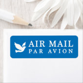 AIR MAIL PAR AVION 鳥 エアメールシール bird birds ラベル (インサイチュ)
