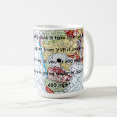 Air Map コーヒーマグカップ (正面右)