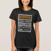 Air Marshal Because Miracle Worker Men Women 1 Tシャツ (正面)