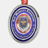 Air Mobilityコマンドのクリカスタマイズスマス メタルオーナメント (左)