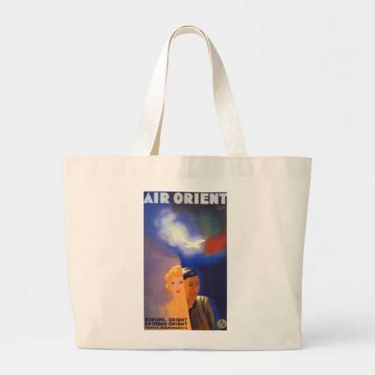 Air Orient ~ Europe - Orient ラージトートバッグ (正面)
