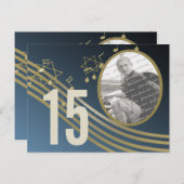 Air Photoテーブル番号の音楽 ポストカード (正面/裏面)