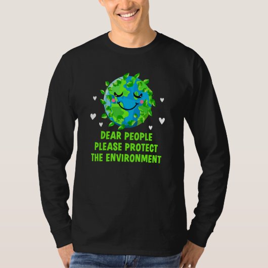Air Pollution Isnt Cool So Dont Be Fools Positive  Tシャツ (正面)