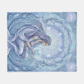 Air Priestess フリースブランケット (正面(横))